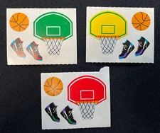 Mrs. Grossman's Basketball Stickers Vintage 1980s