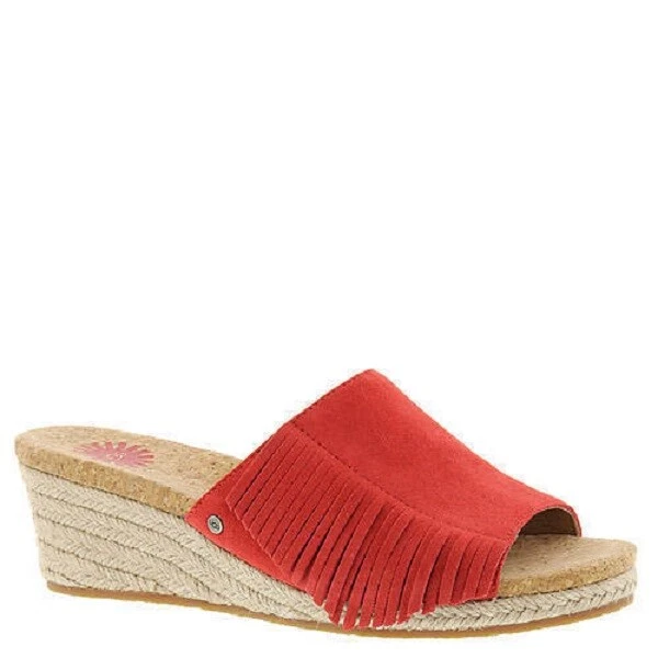 Sandali UGG donna danesi con zeppa slide 11 NUOVI CON SCATOLA