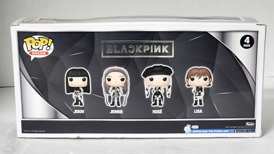 Funko Pop! Rocks BLACKPINK Jisoo Jennie Rosé & Lisa 4 Pack Hot