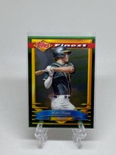 2021 Topps Finest Flashbacks Baseball Matt Olson #148 Oakland Athletics