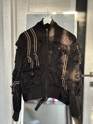 Just Cavalli Archive FW05 Vintage Bondage Parachute Silk Rare