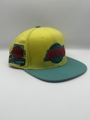 Los Angeles Lakers Lemon Ice Tea NBA Mitchell & Ness Snapback Hat Cap