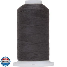 Threadart Polyester All-Purpose Sewing Thread- 600m - 50S/3 - Off Black