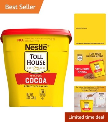 8oz Nestle Baking Cocoa - 100% Pure, No Preservatives, Perfect for Treats