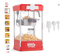 VEVOR Popcornmaschine Popcorn Maker 480W Popcornautomat Popcorngerät