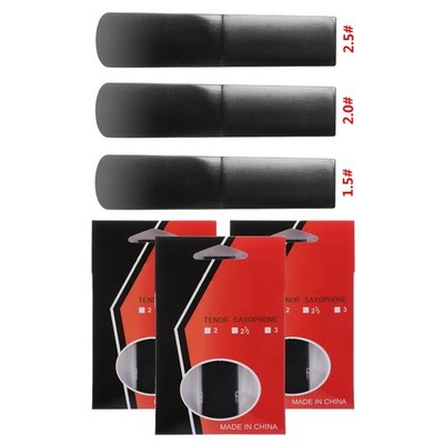 Diverse Saxophon Blatt Pack mit Schutzhüllen perfekt für Musiker