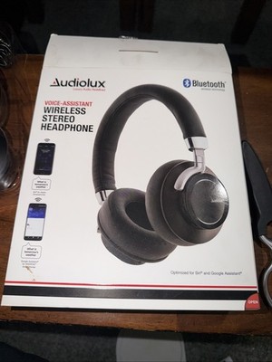 AUDIOLUX  Voice Assistant Wireless Stereo Bluetooth Headphone In Original Box