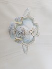 Vintage German Porcelain Covered Sugar Bowl Scalloped Hand Painted  Cottagecore  — photo 9