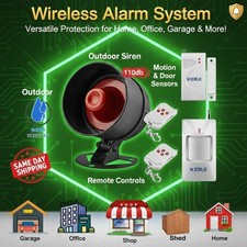 New Home-Garage-Shed Wireless Remote Alarm Security Motion & Door-Window Sensors