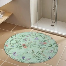 140cm 140cm1 Flannel Floor Mat, DIY Home Decor Theme, Anniversary Floor Mat, Bes