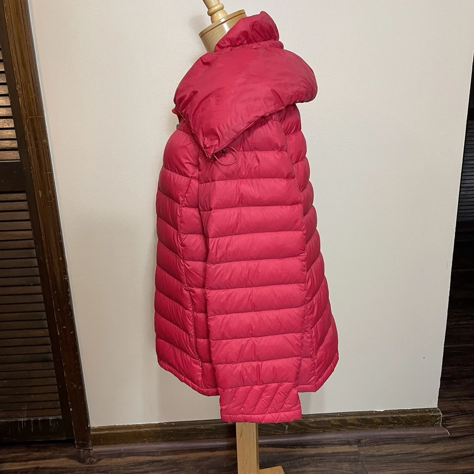 Chaqueta acolchada para mujer Curations Caravan roja con aislamiento de plumón bolsillos XL Foto 2 de 4