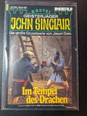 John Sinclair # 487, 1. Auflage - Im Tempel des Drachen - November 1987