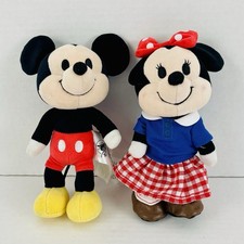 Disney nuiMOs Mickey Mouse and Minnie Mouse Poseable Plush Pair