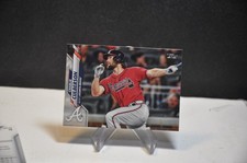 2020 Topps Baseball series 1 base card #77 Charlie Culberson Atlanta Braves nhl