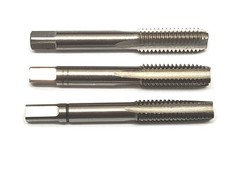 Handgewindebohrer Satz M7 HSS-G Gewindebohrer Gewindeschneider metrisch 3-tlg