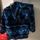 Columbia Hooded Full Zip Puffer Jacket Blue Geometric 2T Toddler Winter — photo 4