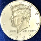 2000-S Kennedy Half Dollar Silver Choice DCAM Proof