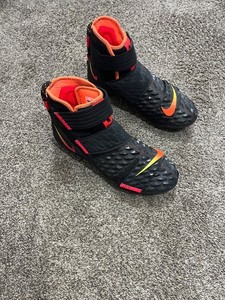 Nike Force Savage Elite 2 Football Cleats Mens 13 Black Red Orbit Lineman Shoes Size 10 - Nike Force Savage Elite 2 Black University Red for  main image 3