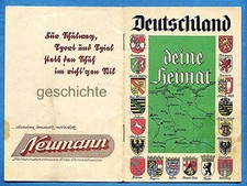 Heftchen, Deutschland deine Heimat, Schuh-Neumann, Hannover, um 1950 !!!