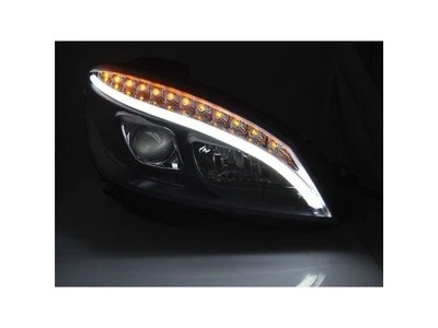 faros tubo luz negro mercedes-benz w204 2007-2010 Foto 2 de 4