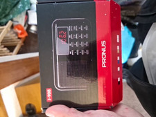 PRUNUS J-908 Portable AM/FM Radio LED Display Micro USB Headphone Jack