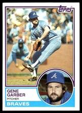 Gene Garber 1983 Topps #255 Atlanta Braves MLB READ FREE SHIPPING AutographDen