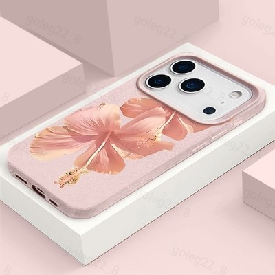 Blumen Mädchen Silikon Weich Handy Hülle für iPhone 17 Pro Max 16 15 14 13 Case