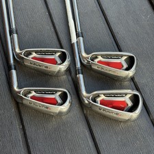 TaylorMade Burner SuperLaunch Iron Set 4-7 Steel 85 Regular Flex RH (4 Clubs)