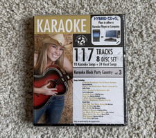 All Star Karaoke Block Party Country Vol. 3 - 117 Songs 8 Disc Set 827249520157