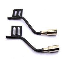 2X(Metal Simulation Exhaust Pipe Gas Vent for Trx4 SCX10 RC9667