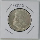 1951 D Franklin Half Dollar 90% Silver