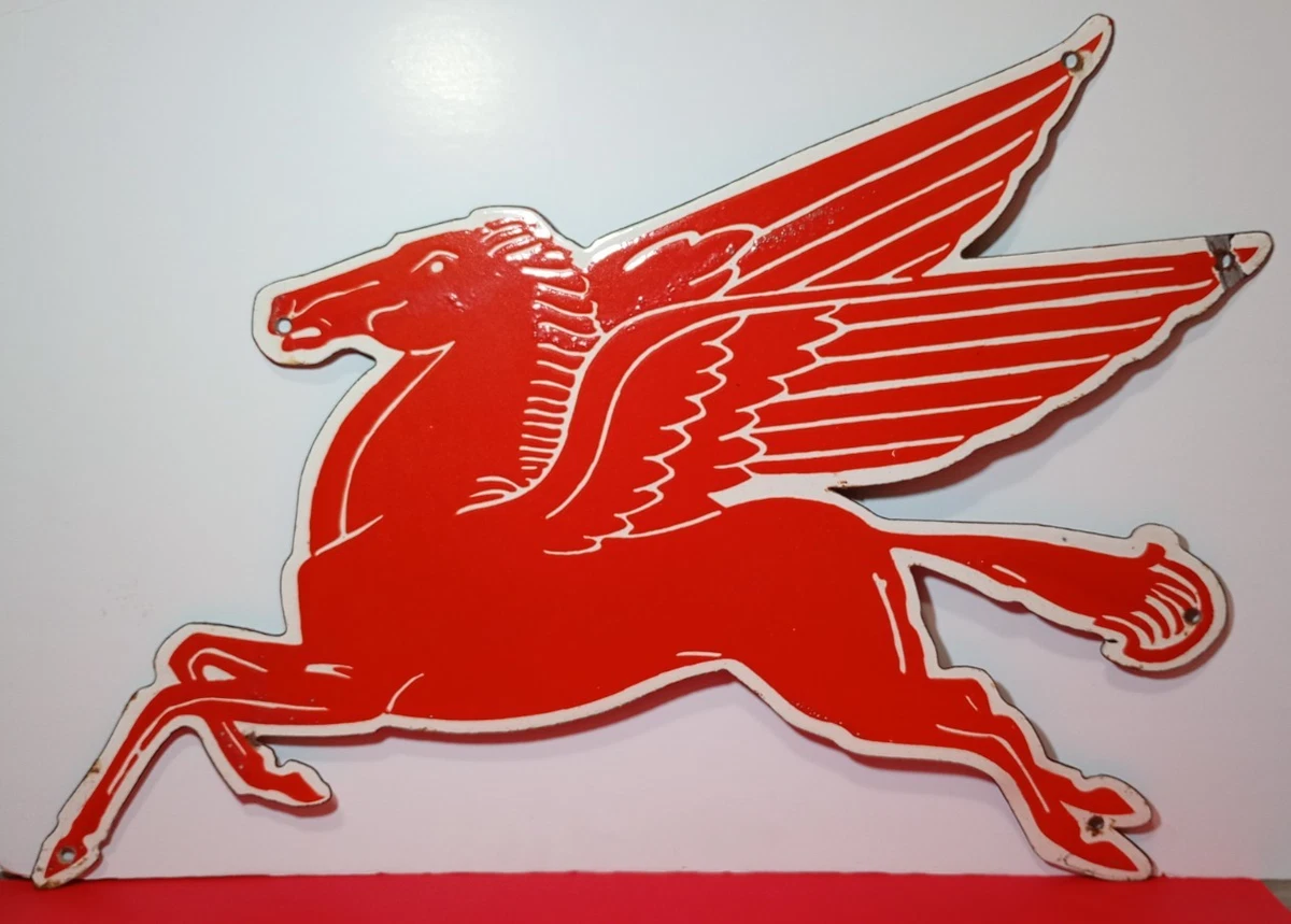 mobil pegasus sign porcelain products for sale | eBay