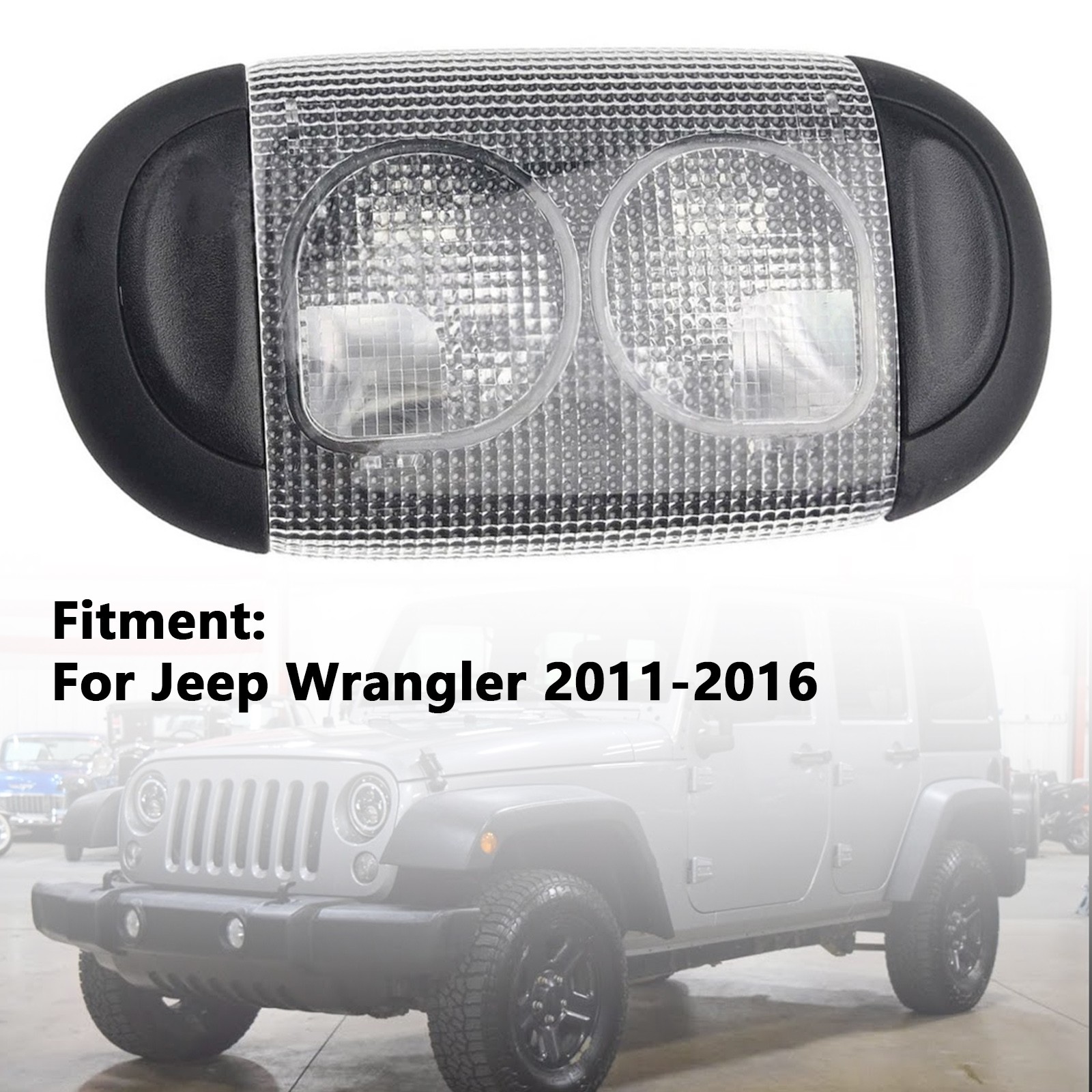 Front Dome Light Car Interior Headlight 1QN65DX9AB For Jeep Wrangler 2011-2016
