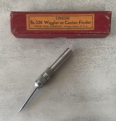 Vintage Union Tool No 326 Wiggler Edge Center Finder Machinist USA