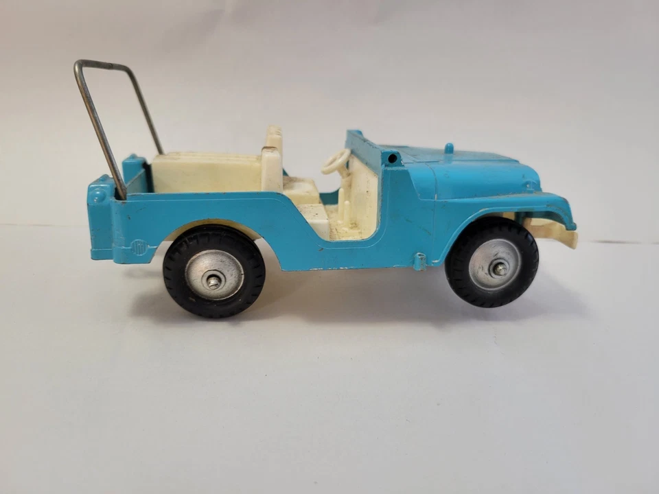 Hubley винтажный металлический джип #1710 масштаб 1/24, 7 дюймов, сделано в США - Изображение 4 из 4