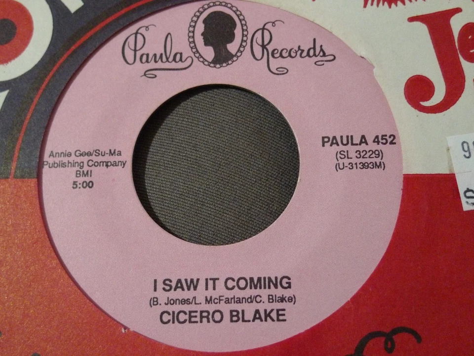 CICERO BLAKE-DON'T THROW YOUR LOVE ON ME SO STRONG-PAULA - Image 2 of 2