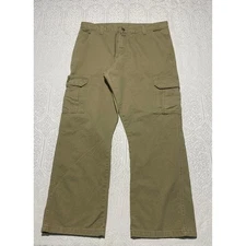 Wrangler Originals Cargo Pants Khaki Cotton Men's 38x30