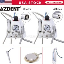 Portable Dental Turbine Unit 3 Way Syringe work with Air Compressor 2/4Holes USA