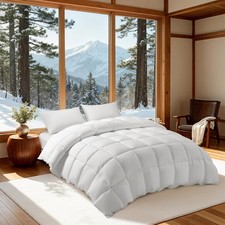 Canadian Luxury Goose Down Comforter, Oversize King, 75 Goose Down 850 Fill