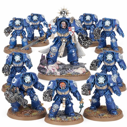 Chaos Space Marines Terminators on Sprue with Bases Warhammer 40k