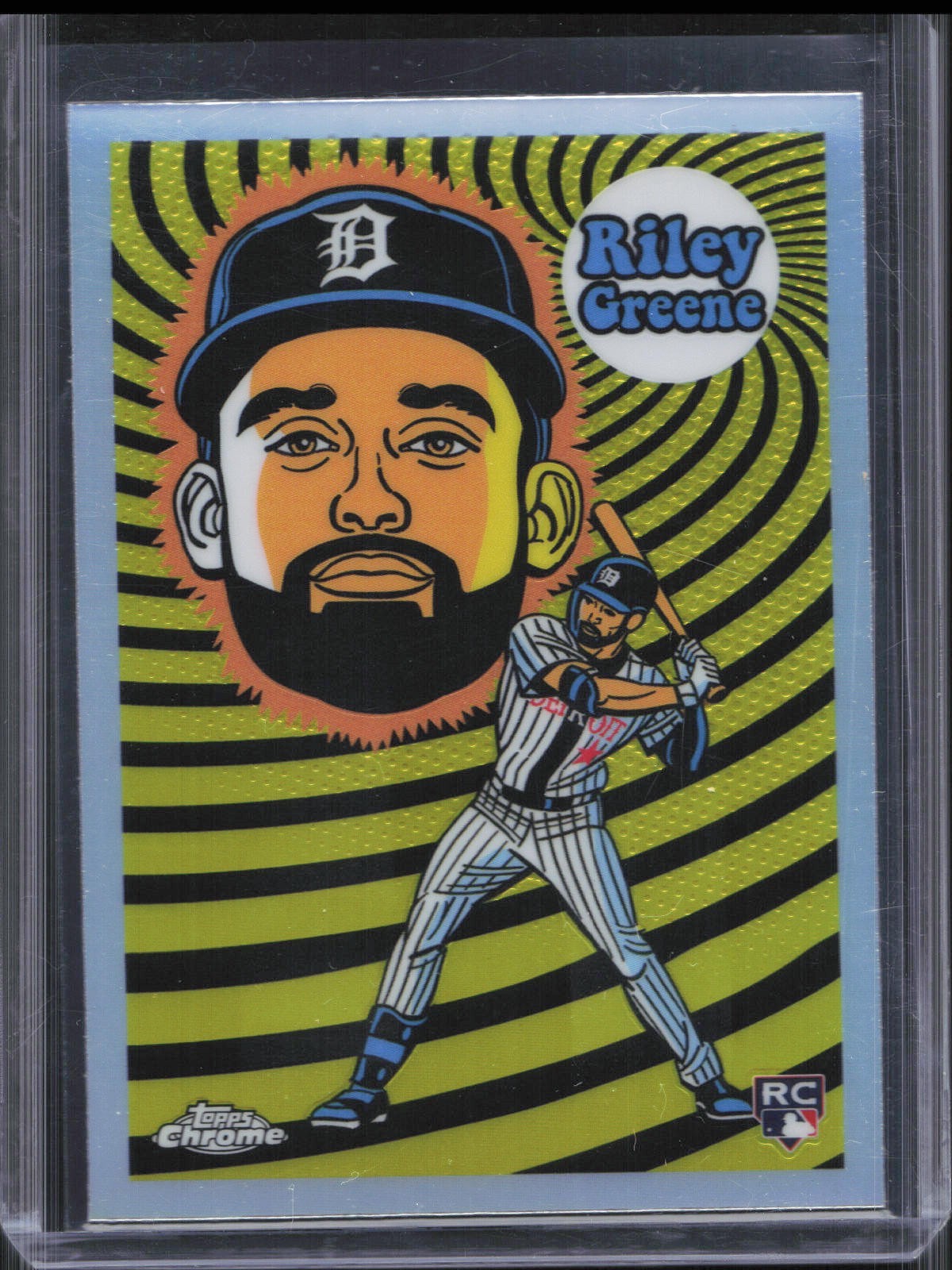 2023 Topps Chrome Riley Greene Ultraviolet All Stars Rookie SSP Tigers