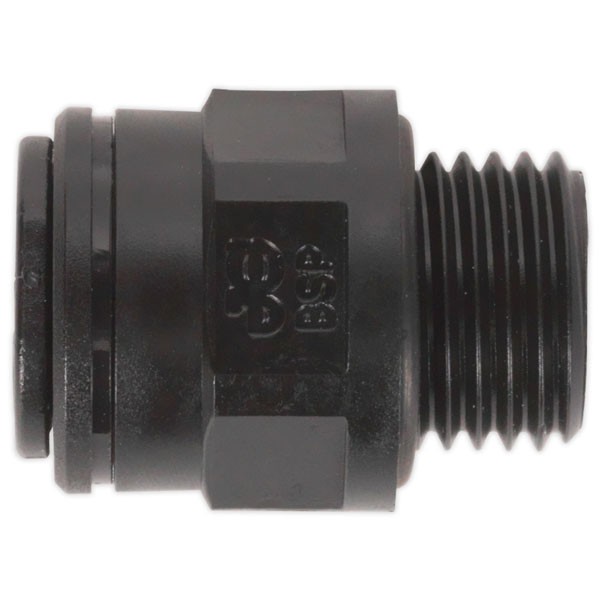 Sealey Straight Adaptor 8mm x 1/4""BSP Pack of 5