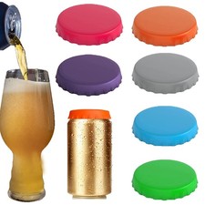 Tapas de silicona para latas de refresco, a prueba de derrames, regalos Navidad