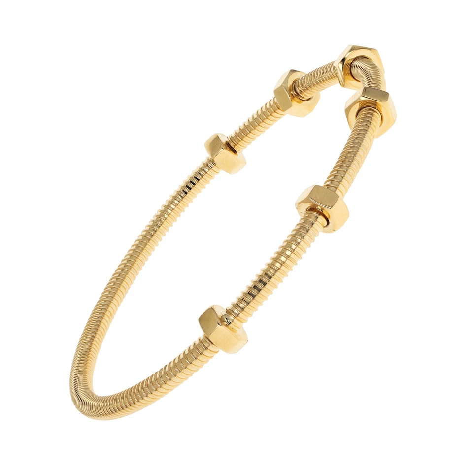 Pre-Owned Ecrou de Cartier Bracelet - Size 20 Yellow Gold - Image 2 of 4