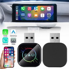 4 IN 1 MINI Wireless CarPlay Android Auto Dongle Mirror Link Adapter Plug  Play