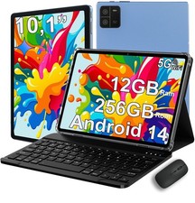 2025 HD10.1in/14in Gaming Tablet 12GB RAM 256GB ROM Octa-core 8000mAh 8MP 13MP