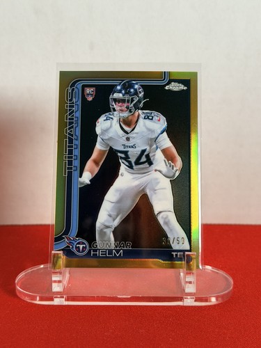 2025 Topps Chrome Gunnar Helm  GOLD /50