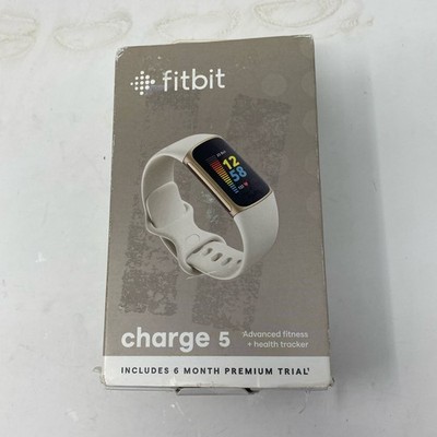 Fitbit Charge 5 Lunar White/Soft Gold Tracker, One Size S/L Bands
