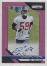 2018 Panini Prizm Rookie Auto Pink Prizm Lorenzo Carter #RA-LC Auto 1q7