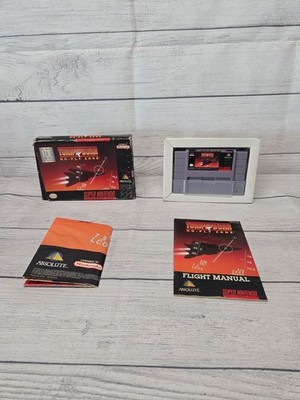 Turn and Burn: No-Fly Zone (Super Nintendo SNES, 1994 Japan)   Nice Shape!